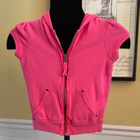 Old Navy Other - Pink Short Sleeve Hoodie